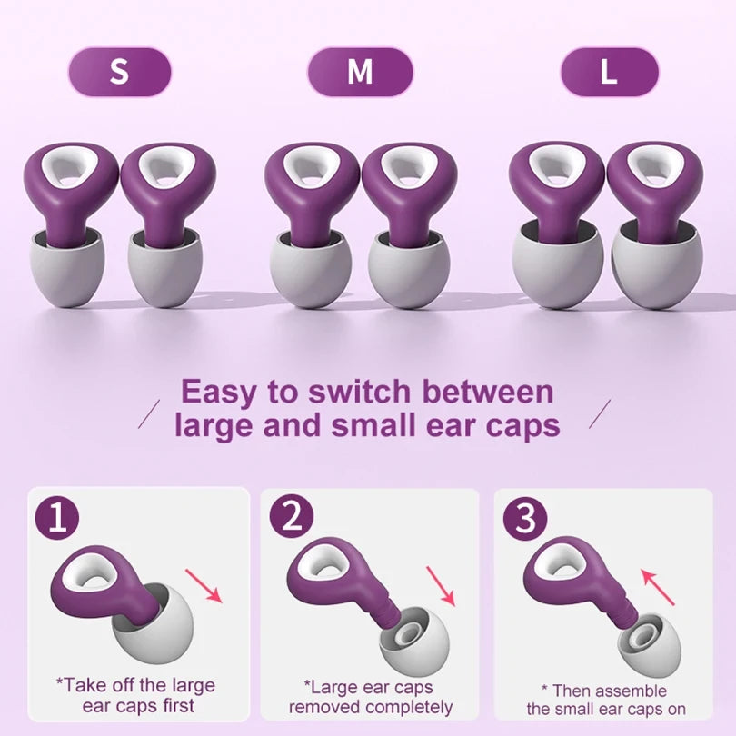 Water Drop Noise-Blocking Earplugs