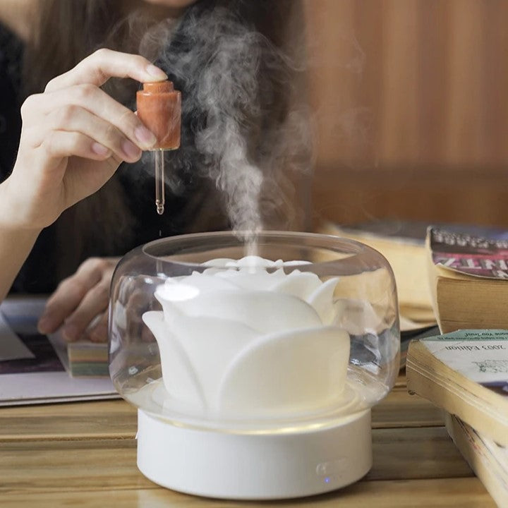 PetalGlow Aroma Diffuser & Humidifier