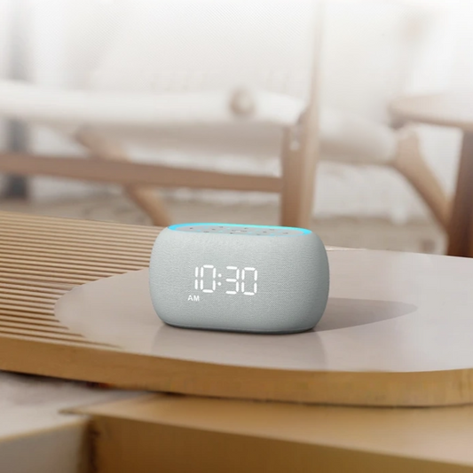 4-in-1 Noise Machine Alarm Clock with Bluetooth & Nightlight