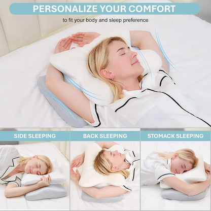 Odorless Orthopedic Pillow for Pain-Free Sleep