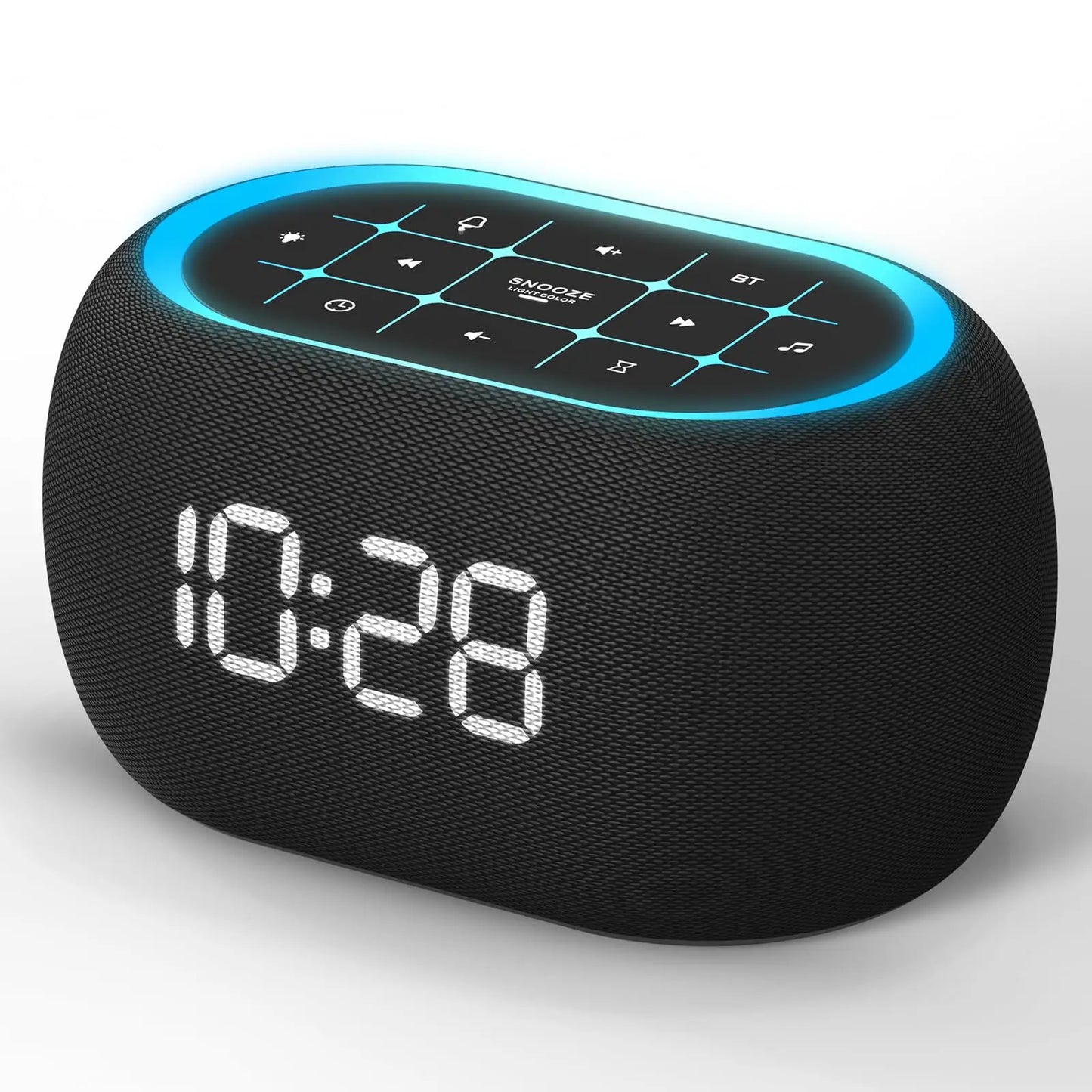 4-in-1 Noise Machine Alarm Clock with Bluetooth & Nightlight