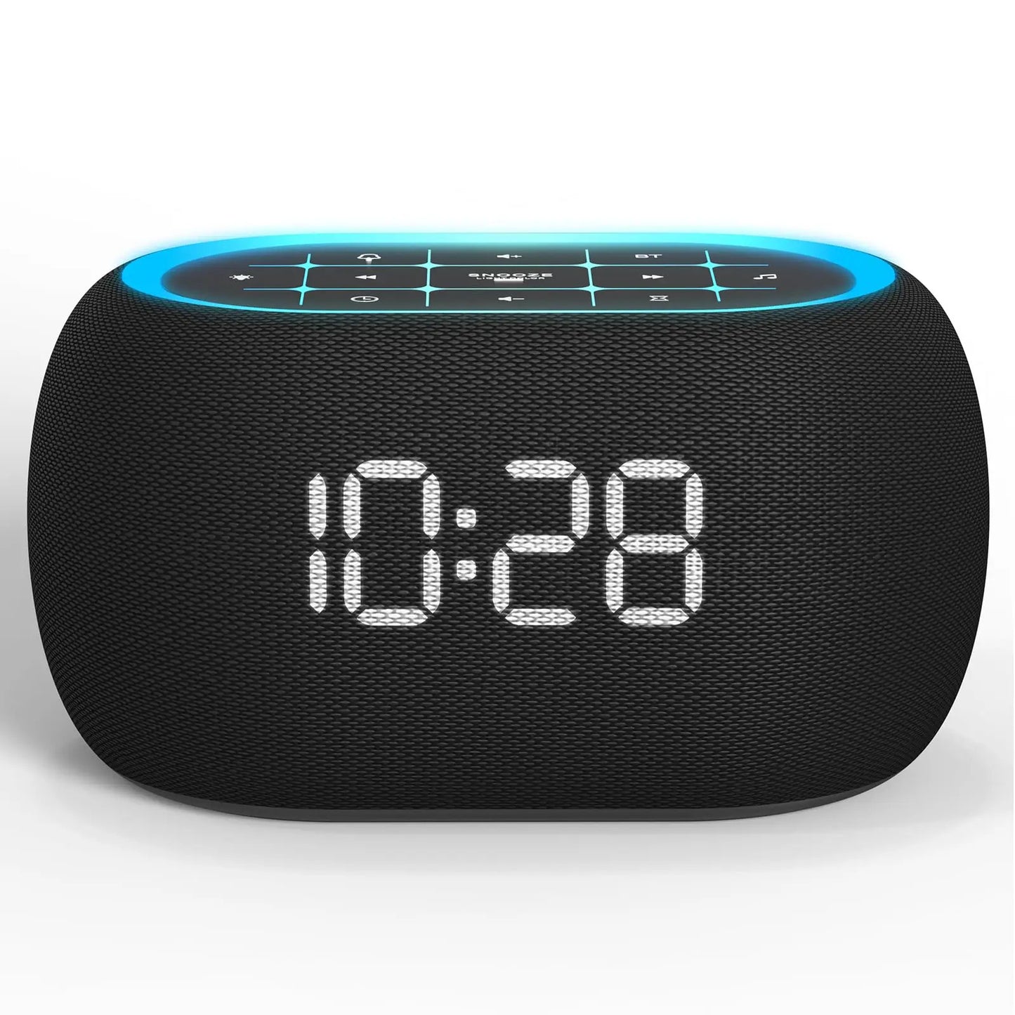 4-in-1 Noise Machine Alarm Clock with Bluetooth & Nightlight