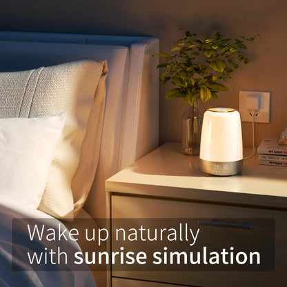 Sunrise Alarm Clock with Dimmable Nightlight