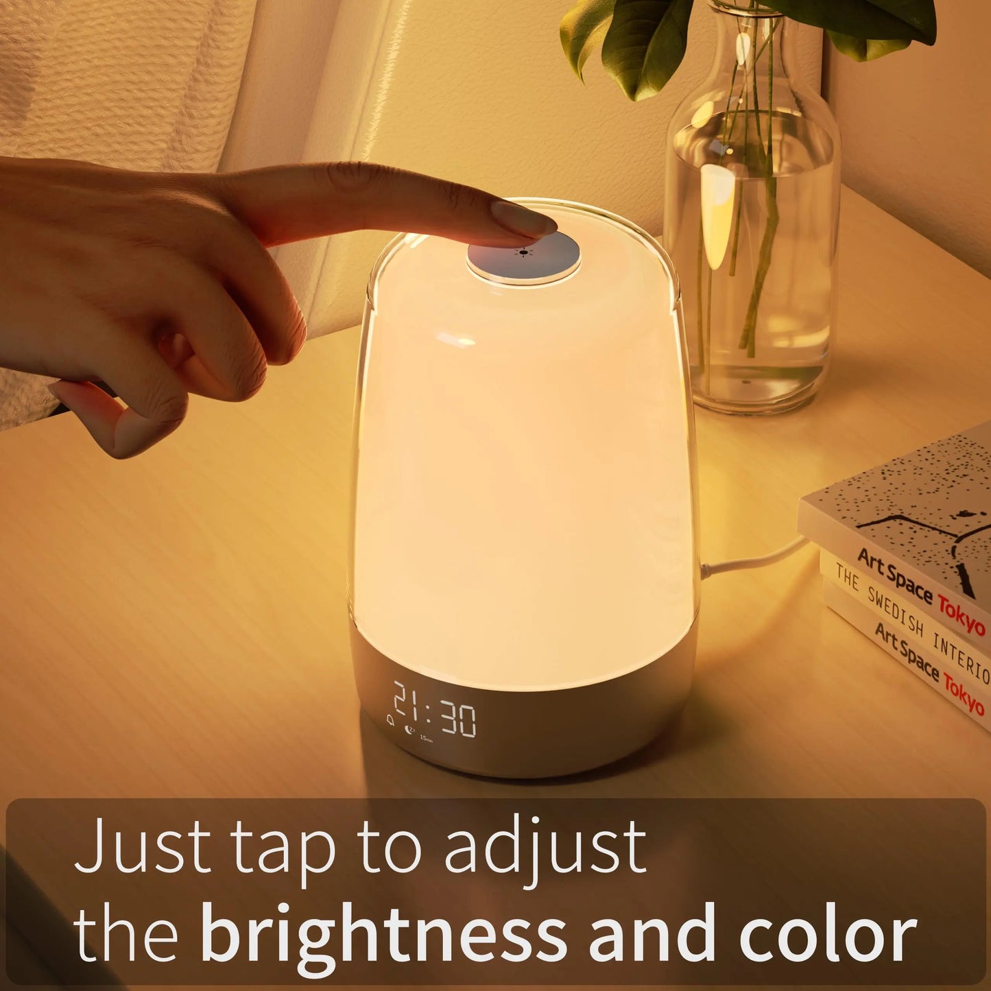 Sunrise Alarm Clock with Dimmable Nightlight