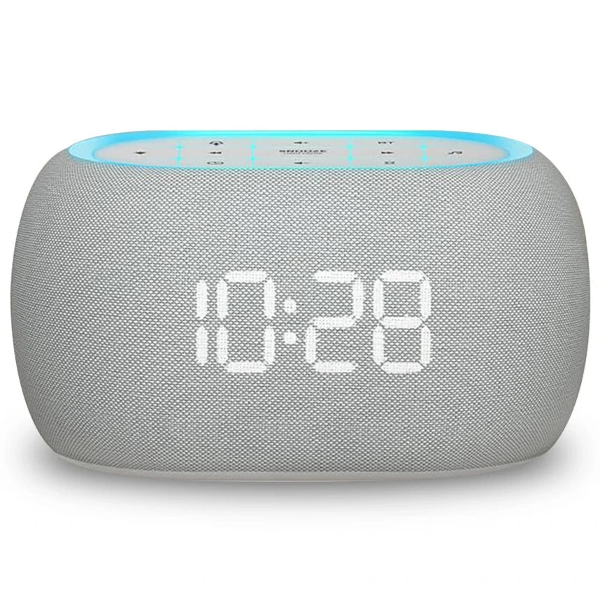 4-in-1 Noise Machine Alarm Clock with Bluetooth & Nightlight