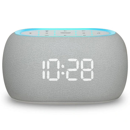 4-in-1 Noise Machine Alarm Clock with Bluetooth & Nightlight